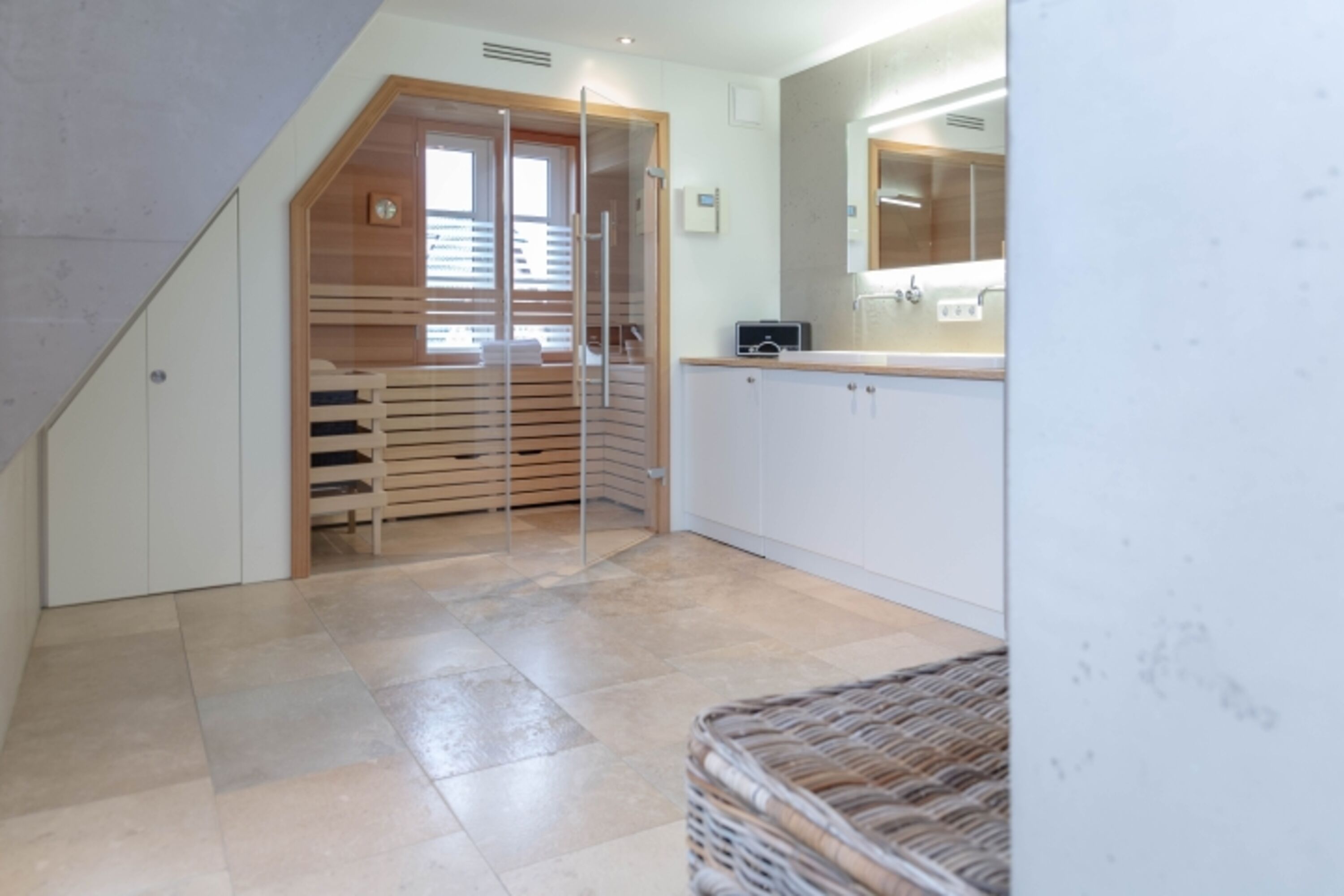 Sauna im Badezimmer