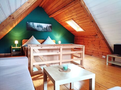 Obere Etage mit Wohn-/Schlafbereich