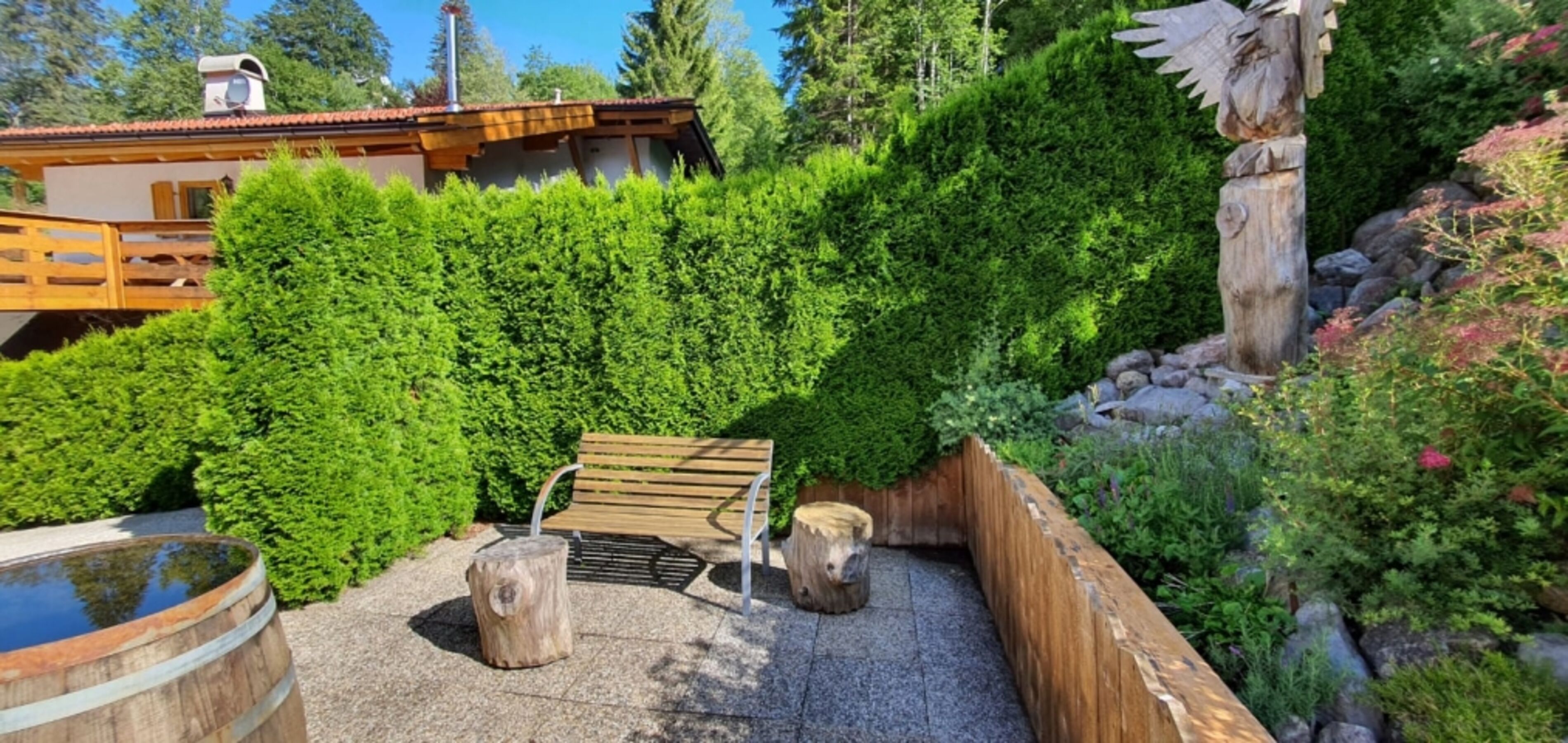 Hinterhof Sommer