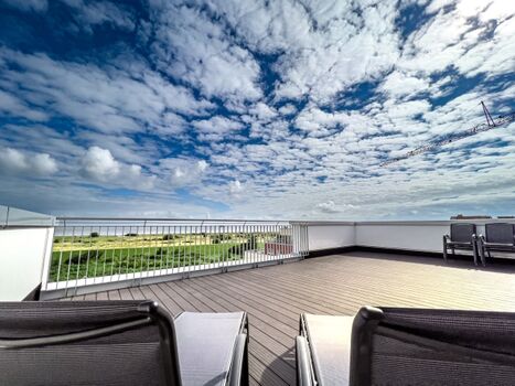 Dachterrasse mit Meerblick