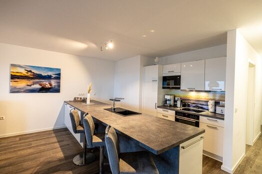 hochmoderne Küchenzeile...