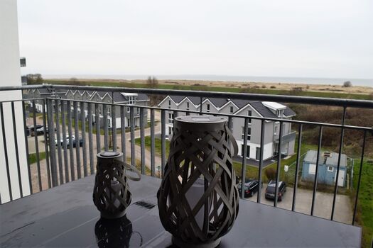Meerblick vom Balkon 