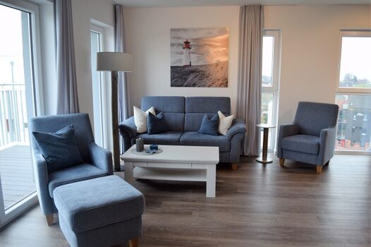 gemütliche Sofaecke mit Meerblick