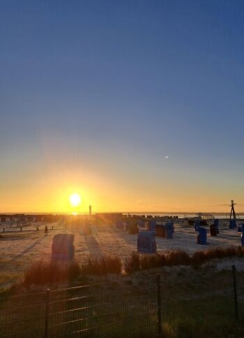 Sonnenuntergang am Strand