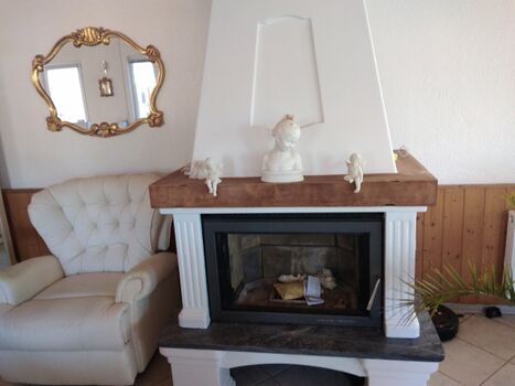 Kamin in der Gaststätte