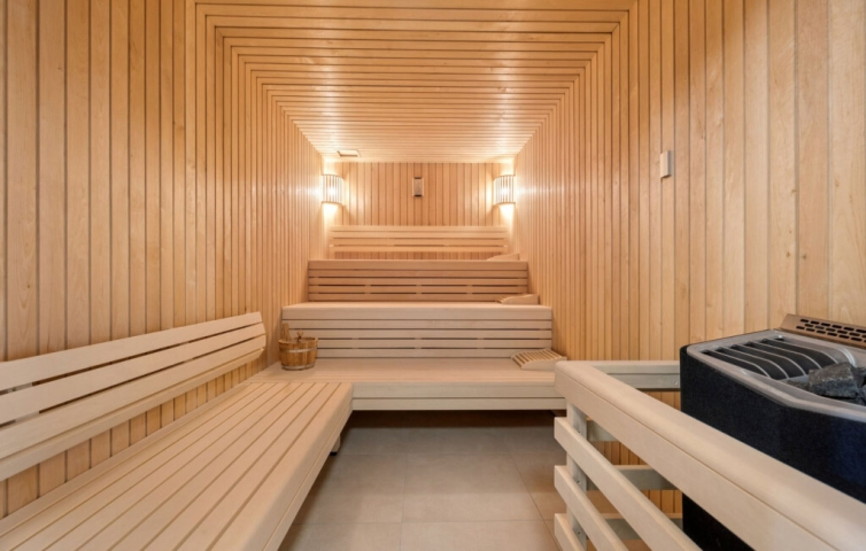 Sauna 90 Grad und 55 Grad