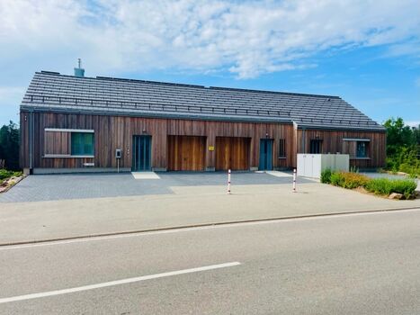 Die Außenansicht unserer Ferienwohnung Ost- und Westweg