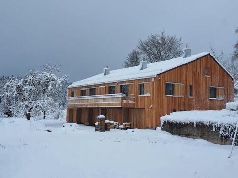 Die Außenansicht der Ferienwohnung Ost- und Westweg