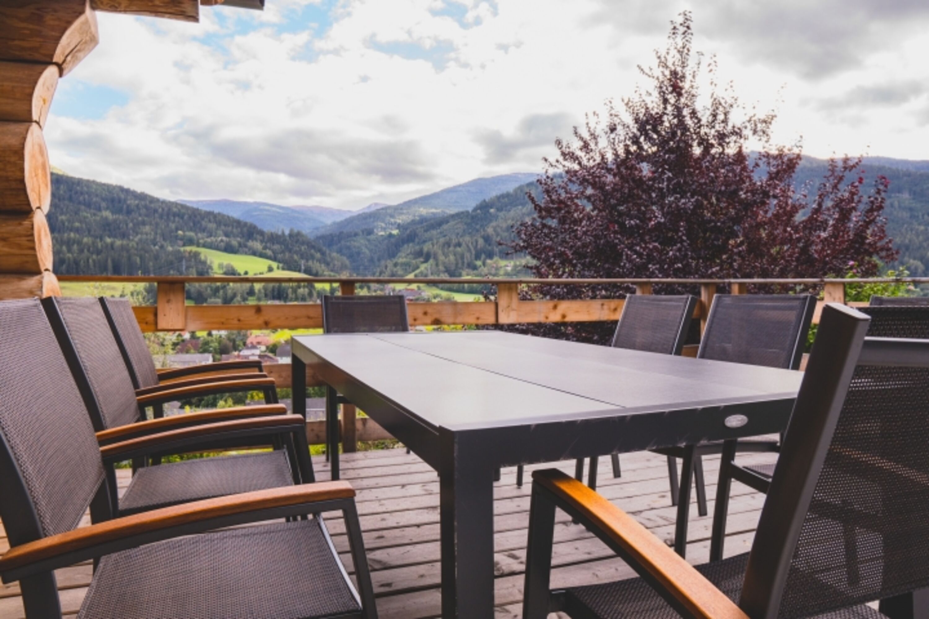 Sitzplatz mit Aussicht