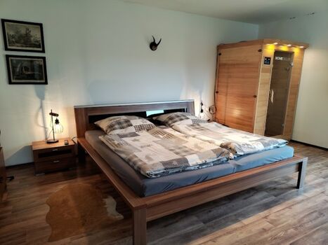 Blick ins Jagdzimmer