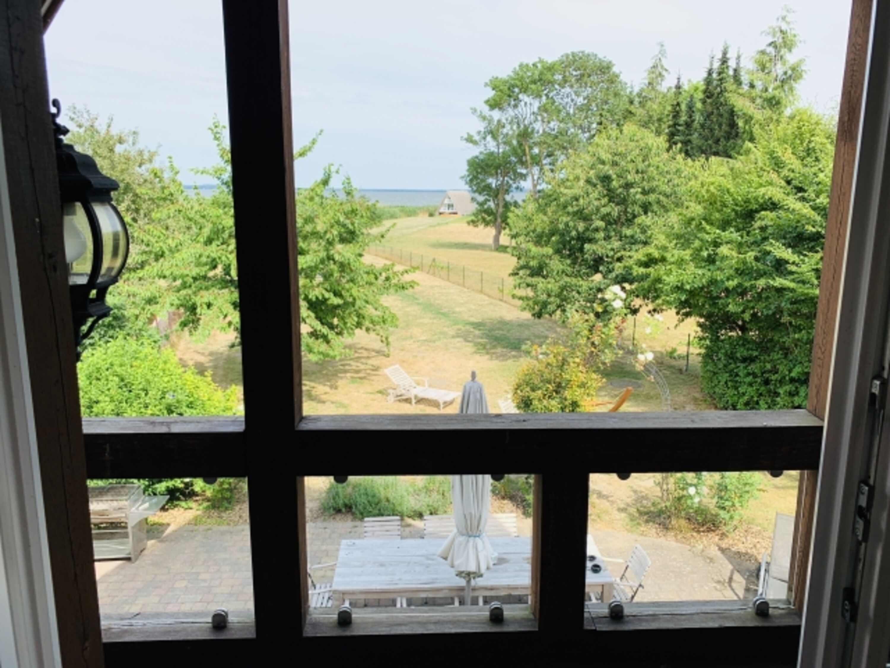 Ausblick aus dem Schlafzimmer
