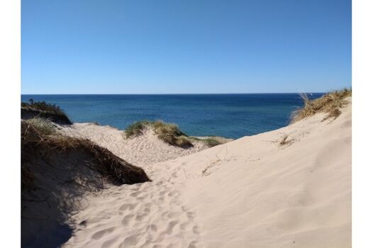Einer der Strandzugänge