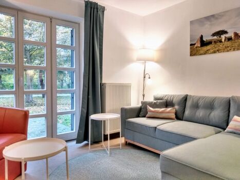 Wohnbereich und Terrasse gehen ineinander über