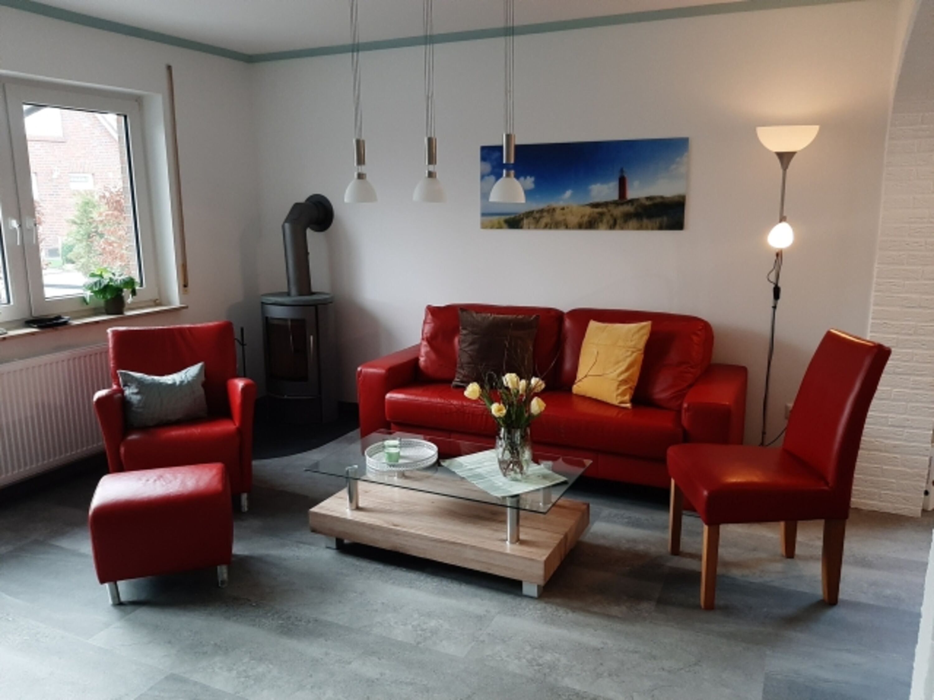 Kamin im Wohnzimmer
