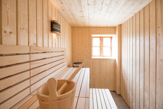 Ferien unter Reet -  Sauna 