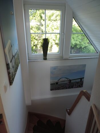 Treppe mit Treppengitter