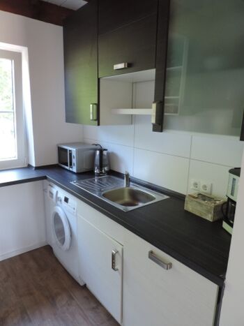 Waschmaschine in der Küche