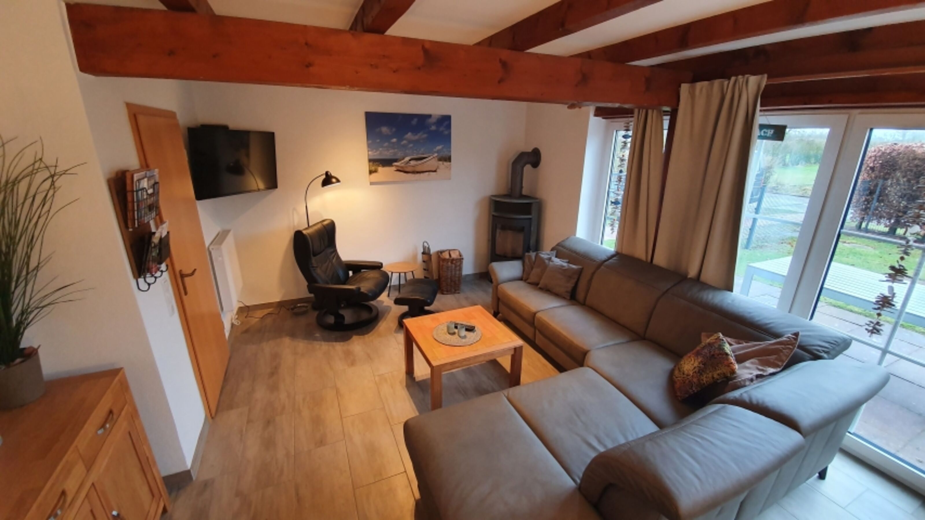 Sofaecke mit Kamin