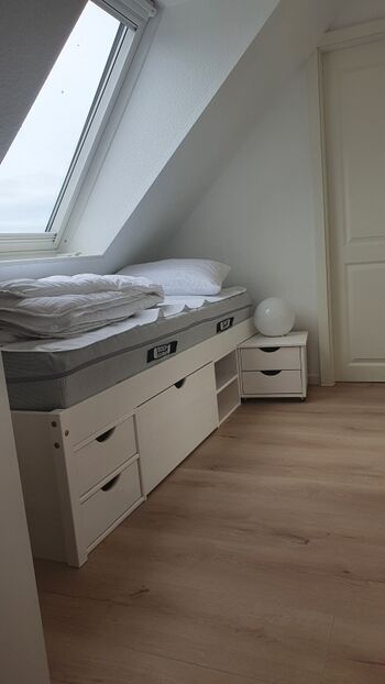 Flur im OG mit zusätzlichem Bett