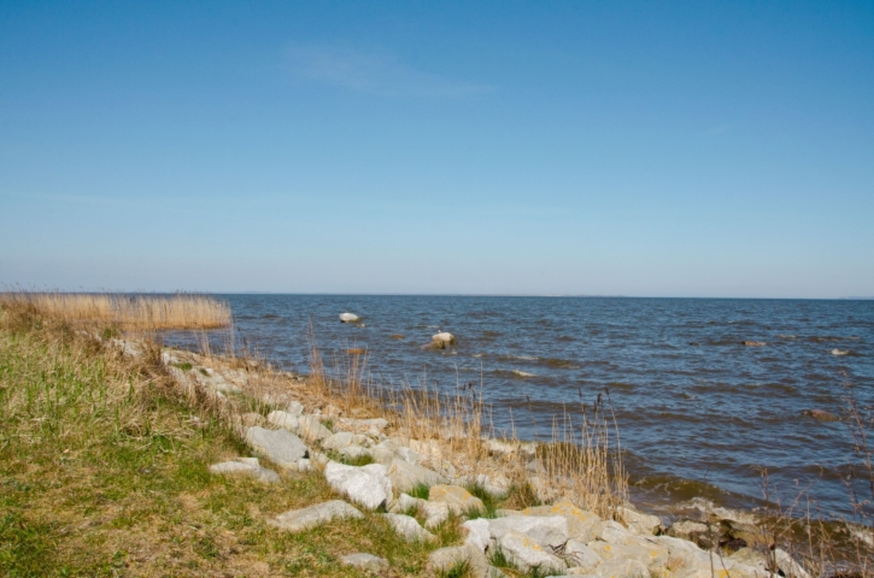 Schöne Aussicht auf den Strand