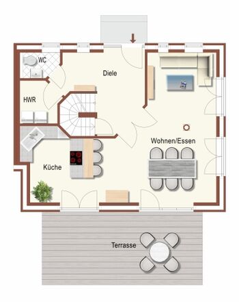 Grundriss Erdgeschoss