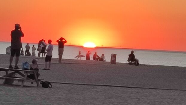 Sonnenuntergang am Meer