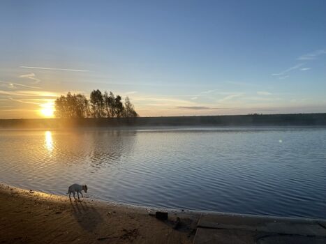 Sonnenaufgang in der Badebucht