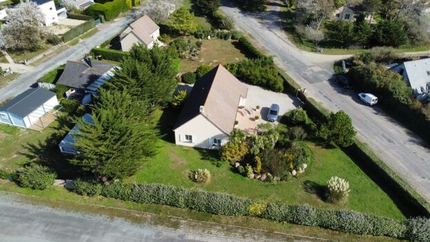 Das Seestern aus der Luft von der Meerseite