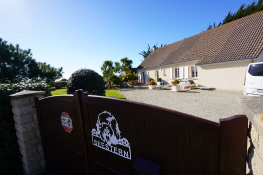 Eingang zum Seestern ins abgeschlossene Grundstück