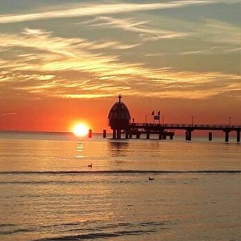 Sonnenaufgang über der Ostsee