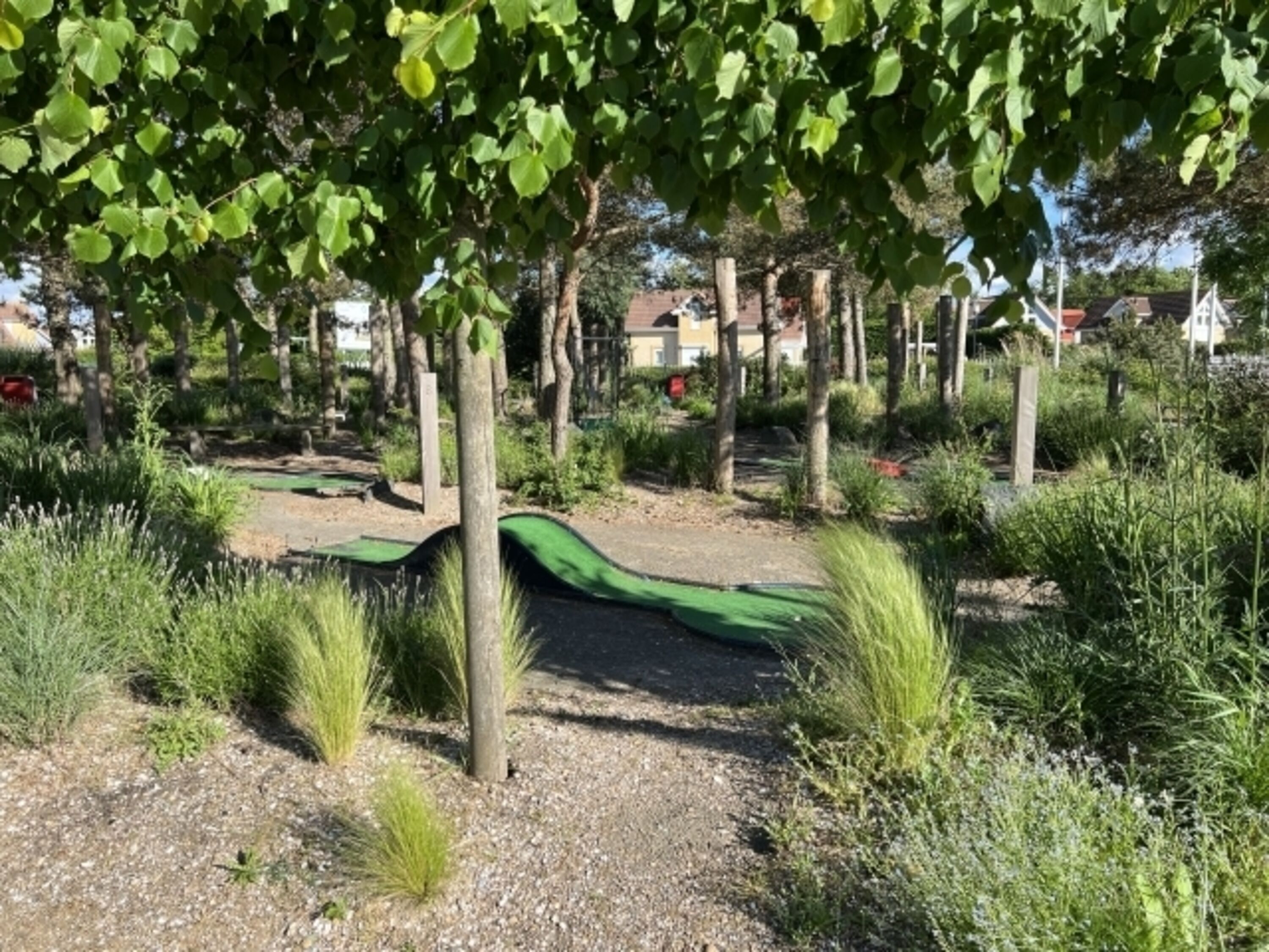 Minigolf im Park
