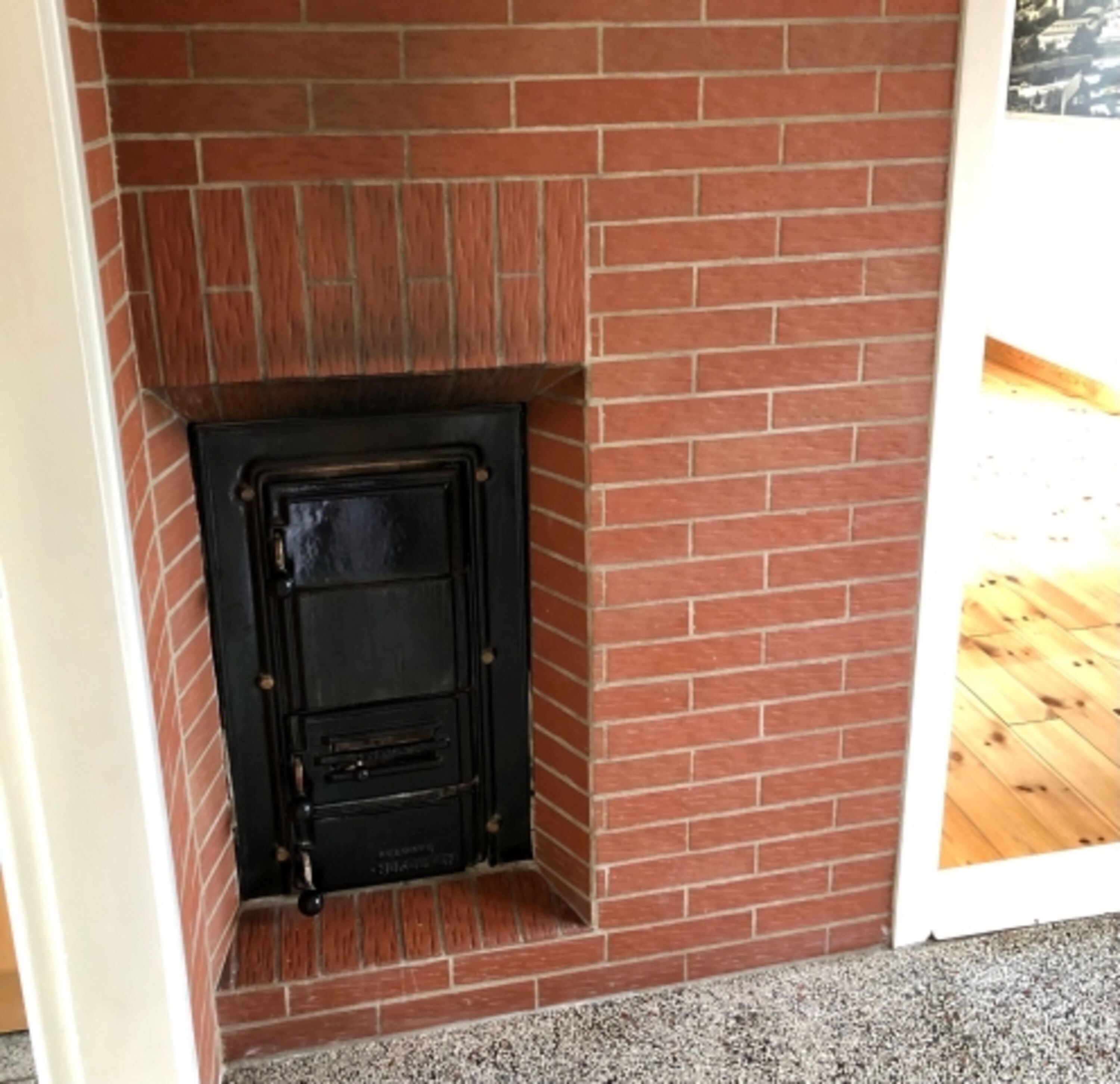 Kamin zum Flur