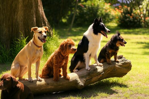 Auch das ganze Rudel ist willkommen