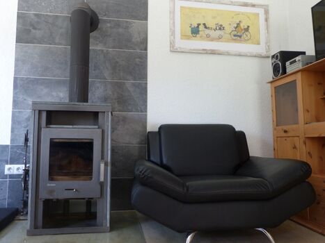 Gemütlicher Platz am Kamin