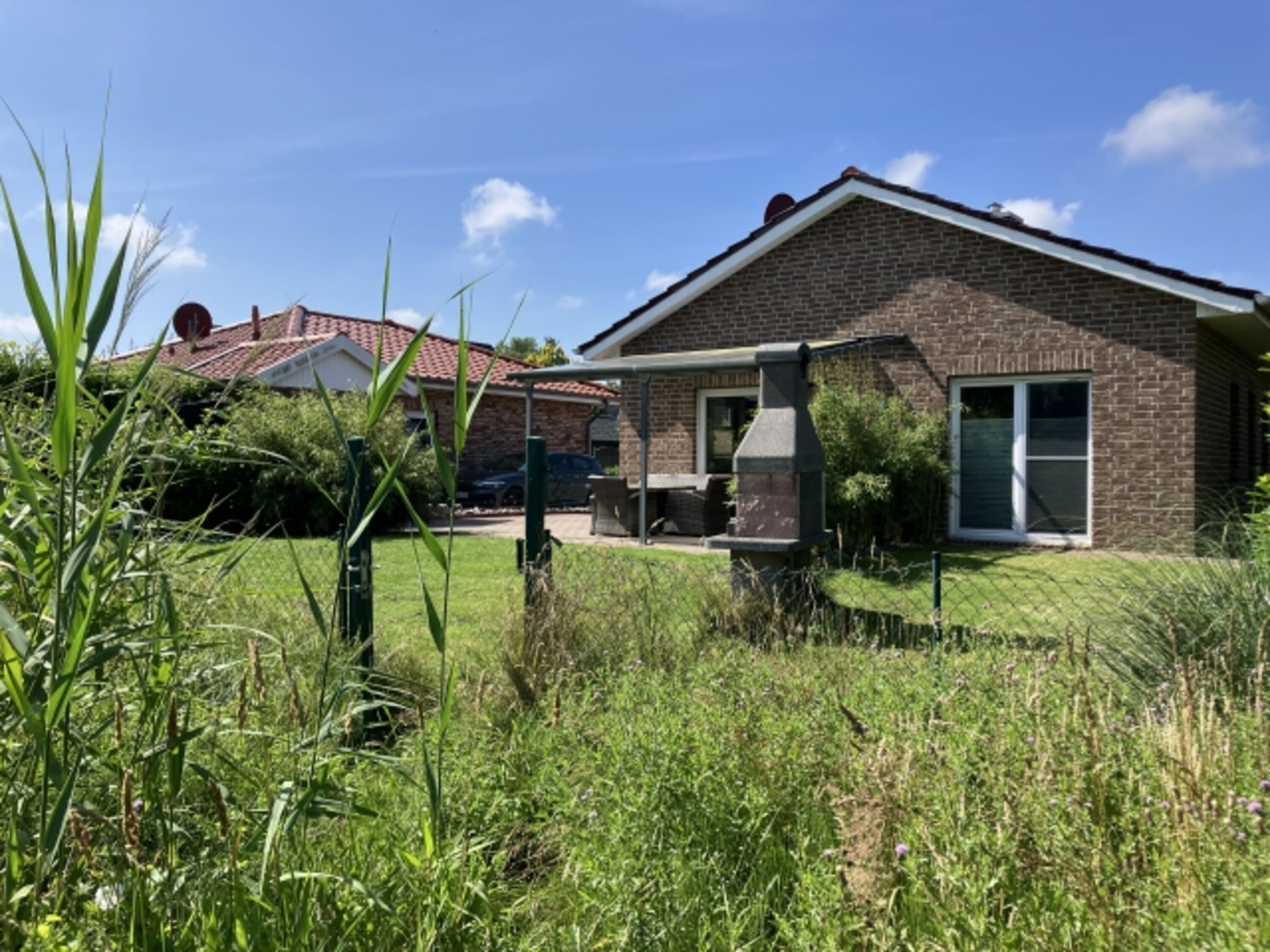 umzäunter Garten
