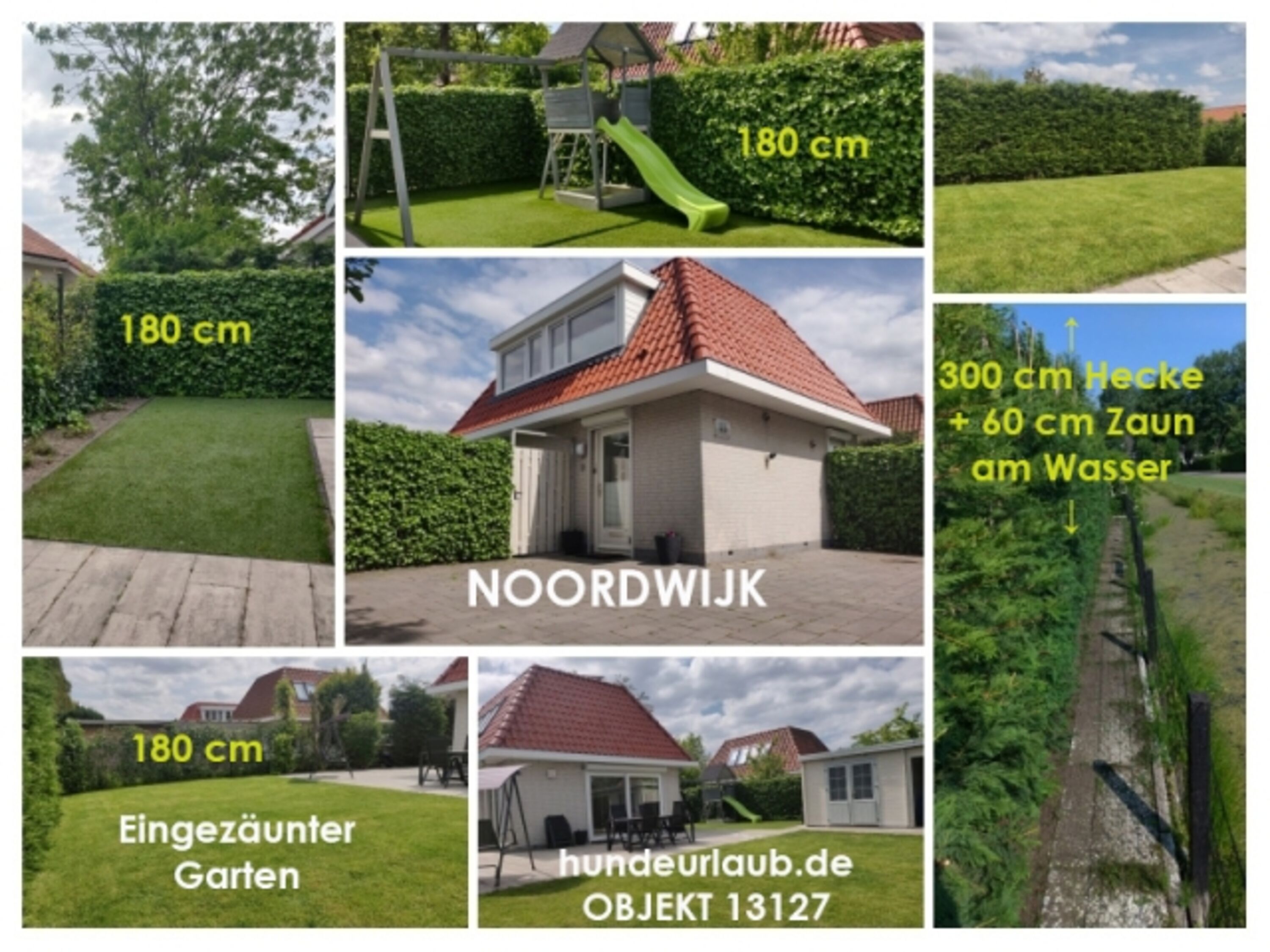 komplett eingezäunter Garten
