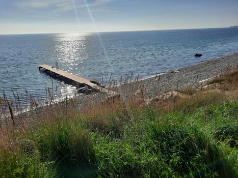 Ruhiges Idyll: Strand von Marienleuchte