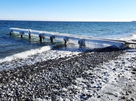 kalter Winter am Steg