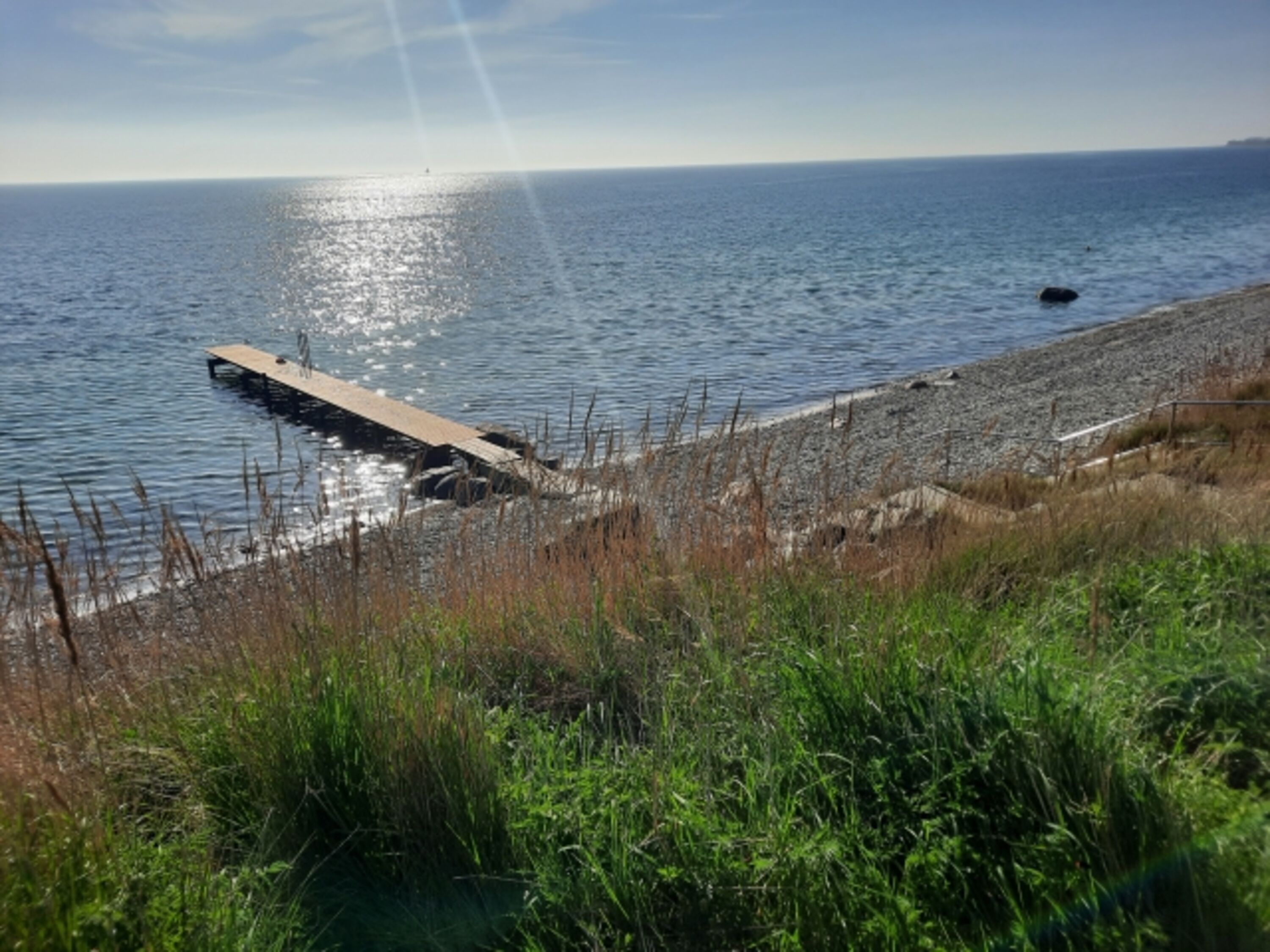 Ruhiges Idyll: Strand von Marienleuchte