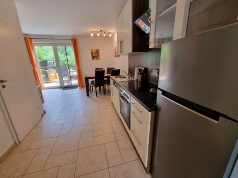 Voll eingerichtete Küche