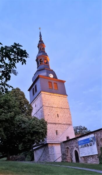 Schiefste Kirche 4,30 m aus dem Lot