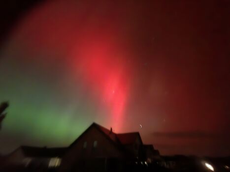 Polarlichter an der Ostsee