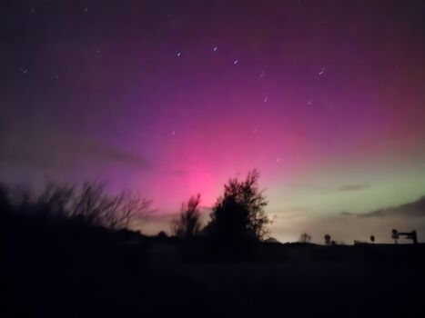 Polarlichter an der Ostsee