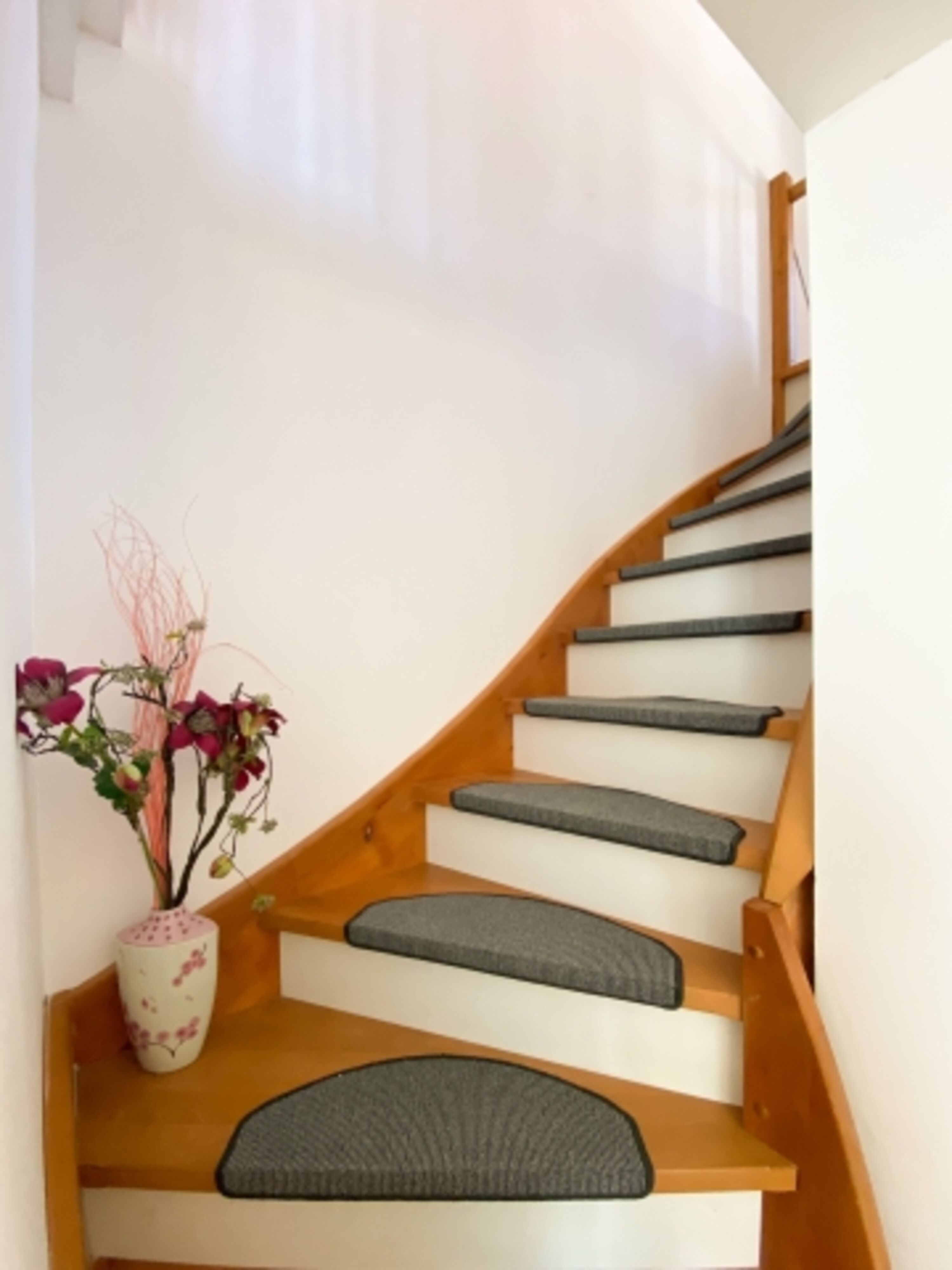 Treppe zum Obergeschoß