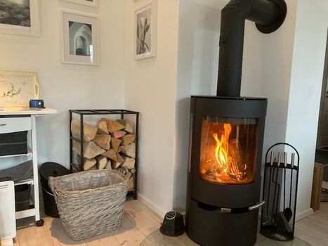 Gemütliche Kaminabende und Heizmöglichkeit