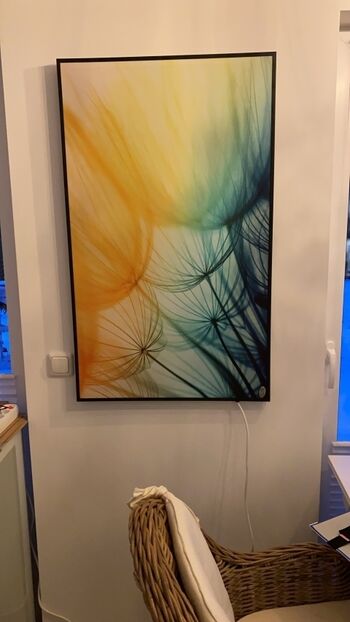 Infrarotheizung im Essbereich für ruck zuck Wärme