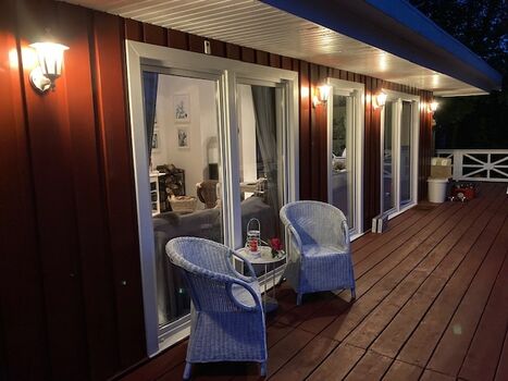 Abendstunden auf der Terrasse 