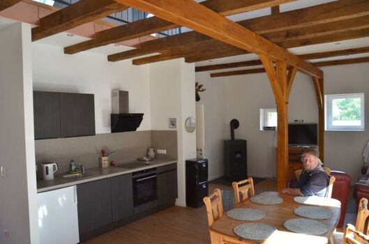 Küche mit Esszimmer