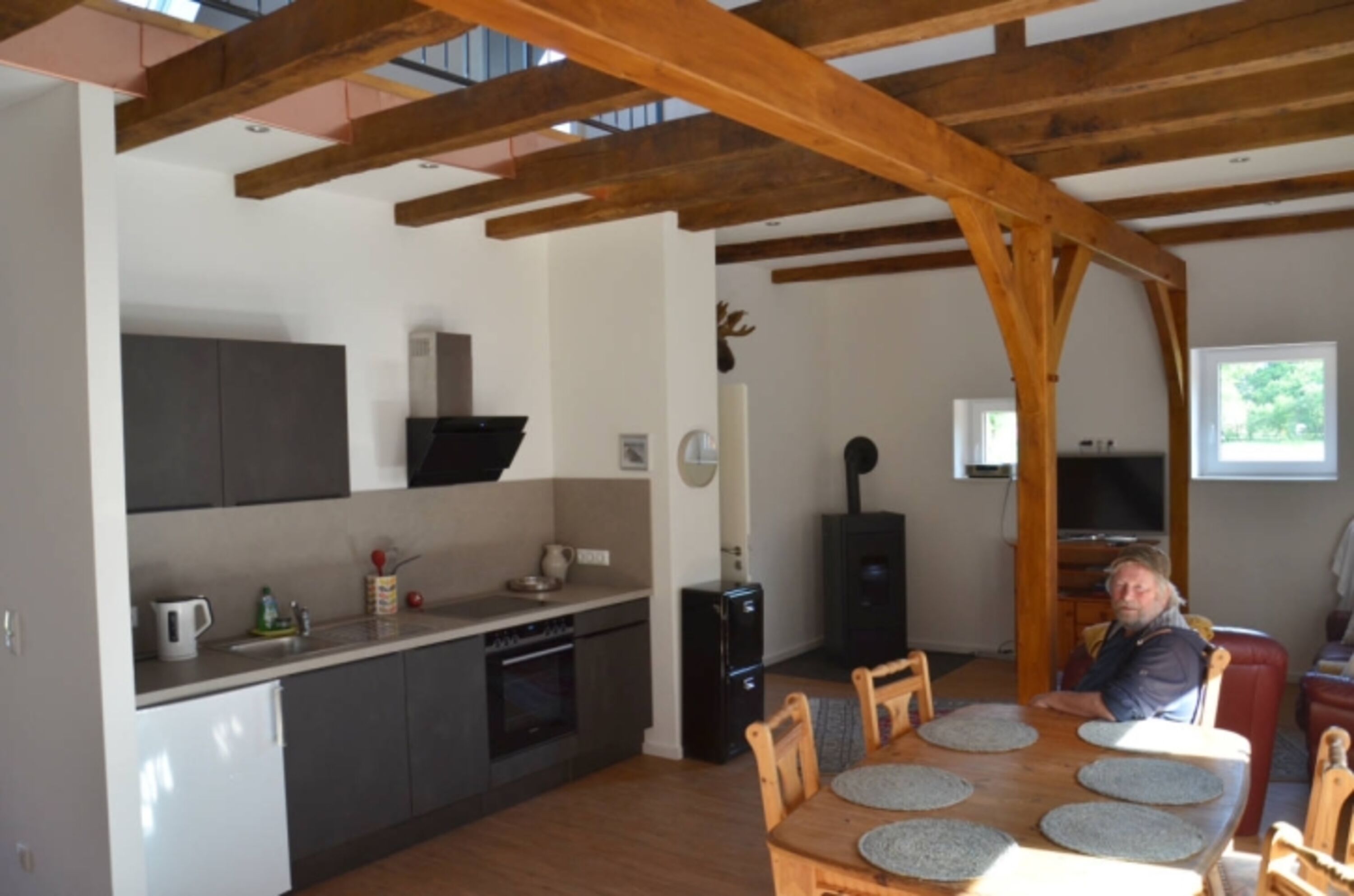 Küche mit Esszimmer