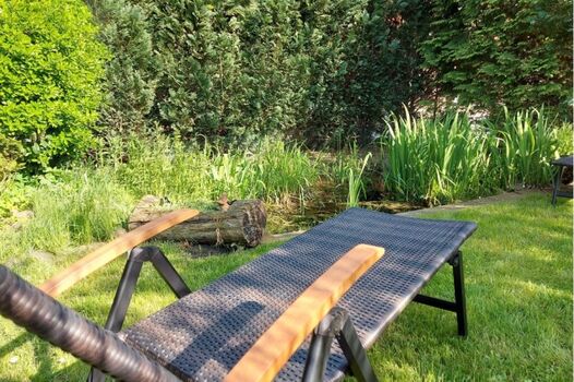 Pause am  kleinen Teich